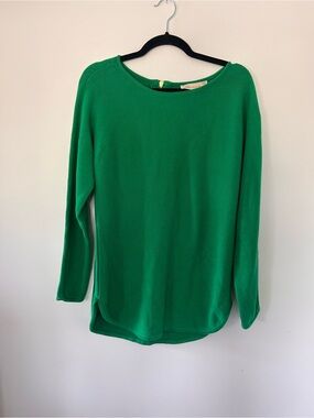 Michael Kors Kelly Green Knit Crewneck Sweater